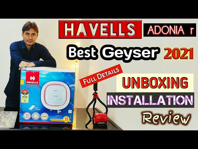 Havells Geyser Adonia r || Havells Adonia r - UNBOXING, INSTALLATION u0026  REVIEW || Sabse Sasta Bazar - YouTube