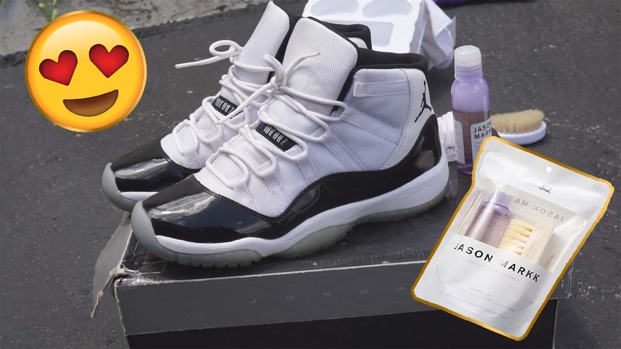 Jason Markk Shoe Cleaner on Jordan Retro 11's Concords YouTube