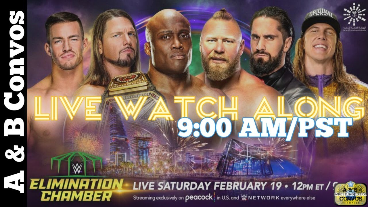 WWE Elimination Chamber 2022 LIVE WATCH ALONG