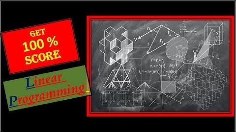 Chapter 7 Linear Programming Exercise 7 1 part 1