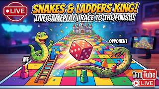 🎲 SNAKES & LADDERS KING! 🎲 Live Gameplay | Race to the Finish Line! 🐍 screenshot 5