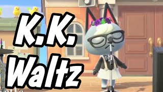 K.K. Waltz : Sing by 7 villagers Animal Crossing Cute Moment