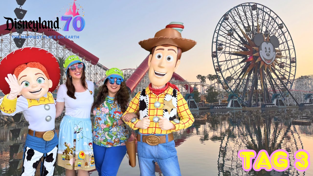 Disneyland Vlog Tag 3 🌅 Pixar, Lamplight Lounge & Gänsehaut bei World of Color! | DCA Magic
