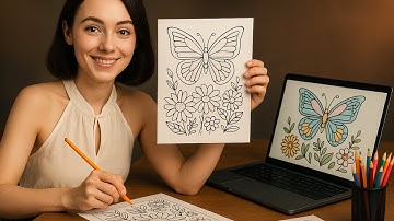 How to Create a Coloring Book in Minutes Using AI Even If You’re Not a Designer