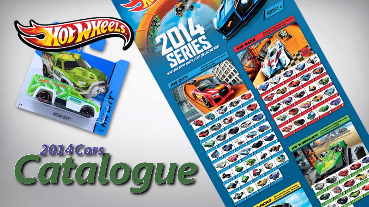 Hot Wheels Catalog 14 Mainline Series Youtube