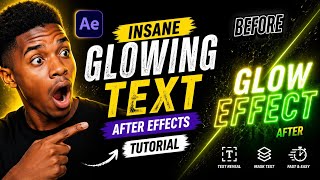 Glowing Text Animation in After Effects — No Plugins! (Glow Effect Tutorial 2025)