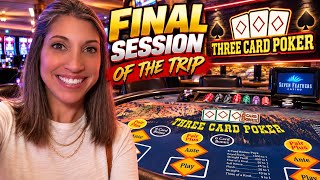 My final 3 card poker session of my trip!  screenshot 1