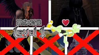 今回こそ打倒セフィロス！！ ※レベル１縛り【キングダムハーツ ファイナルミックス】