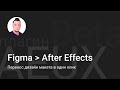 Как быстро импортировать проект из Figma в After Effects с плагином AEUX + как его установить