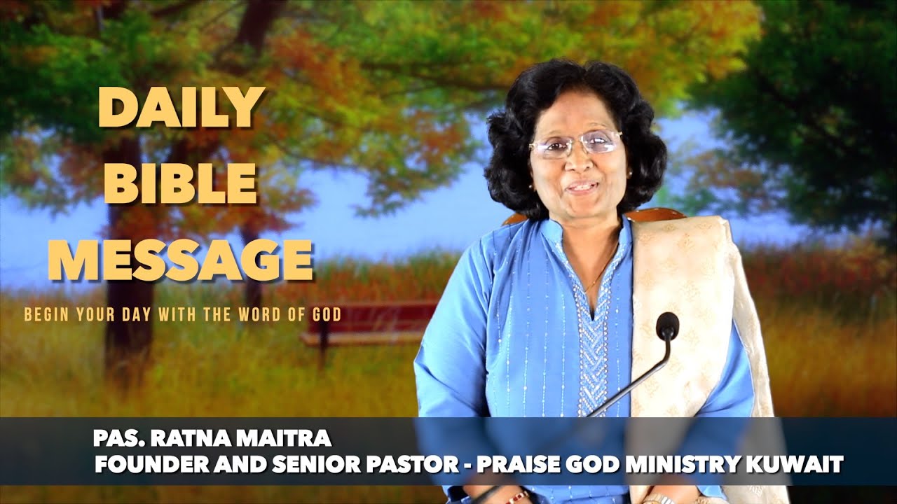 Thumbnail for Daily Bible Message 14 06 2024 Psalms కీర్తనల గ్రంథము 119 6 Pastor Ratna Maitra