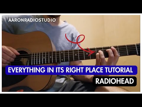 Radiohead - "Everything in Its Right Place" How to Play Guitar Tutorial Lesson