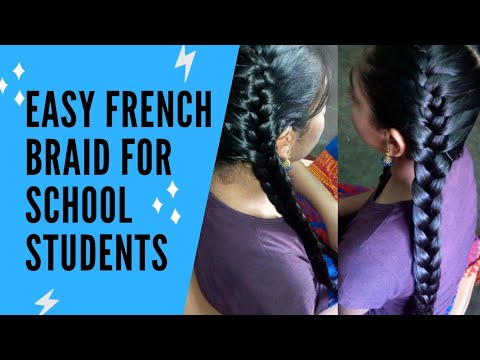 5 Easy TWO BRAID Hairstyles For School Teenagers  Little Baby Girls Braid  Hairstyle  YouTube