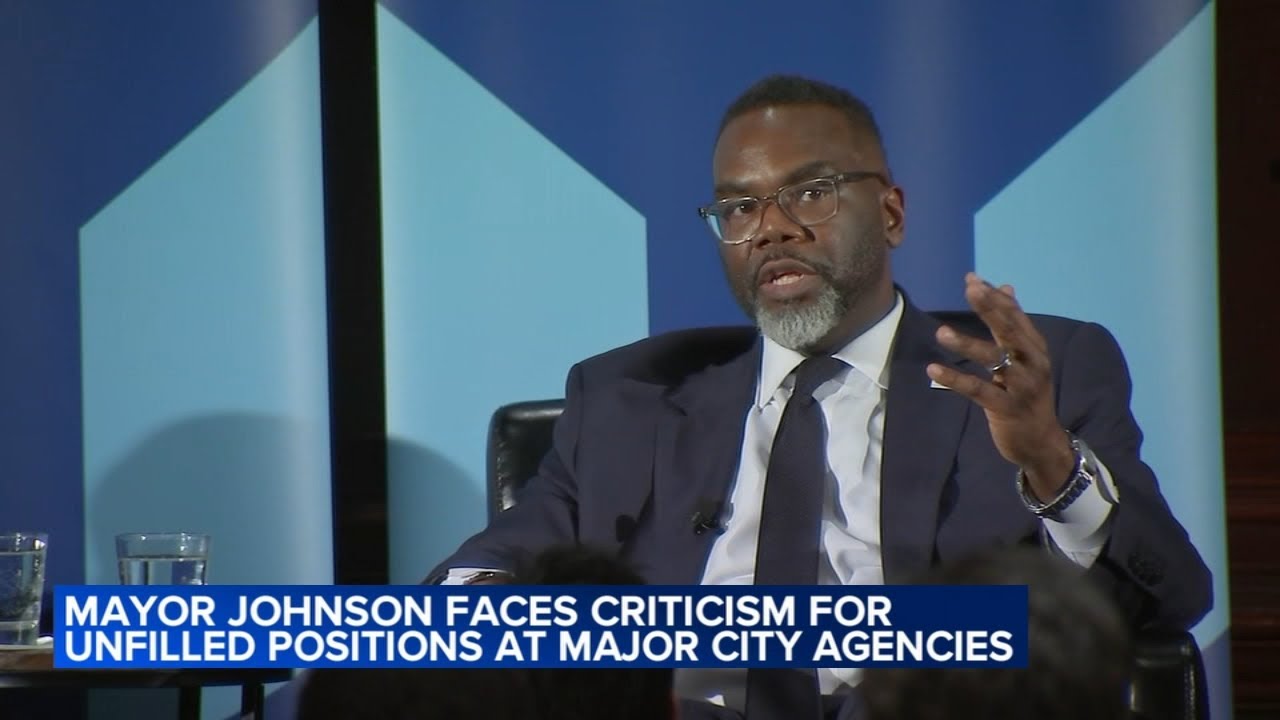 Mayor Johnson faces criticism for unfilled positions at major Chicago ...