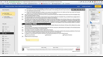 How to Add and Lock In Content in Docusign