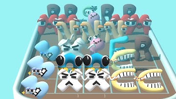 Merge Alphabet Lore run game videos max level part 7 #mergealphabetlorerun