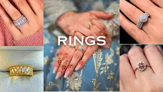 Engagement rings for women 2024 || wedding rings for women 2024 || Rings design.
