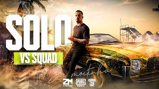 SOLO VS SQUAD NO PUBG MOBILE!!