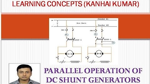 Parallel operation of DC generator | Need of parallel operation | Conditions for parallel operation
