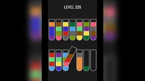 Water sort puzzle level 329