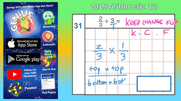2019 Arithmetic Paper 1 Q31 KS2 SATS