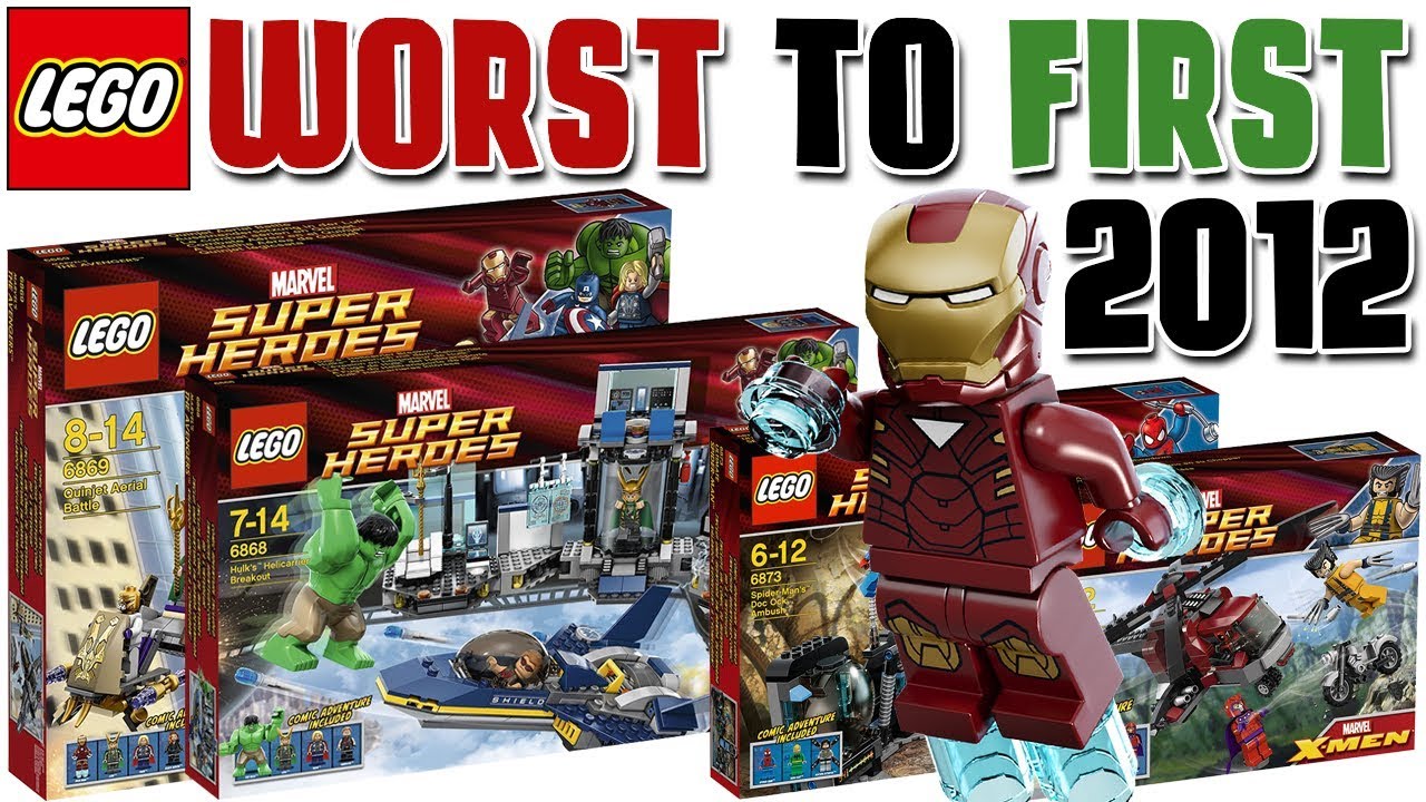 Begge overskæg Uregelmæssigheder LEGO Worst To First | Every LEGO Marvel Super Heroes 2012 Set! - YouTube