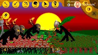 ❤️ CONQUER THE RED STICK EMPIRE SKIN LEAF part 1 | Stick War: Legacy mod Android Best Gameplay #FHD
