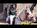 COMEDY VIDEO - आबाबाबा WRONG चाललय बाबा घोडा 🐴 - FUNNY HORSE RIDING BY MARATHI MULGI - NALDURG FORT