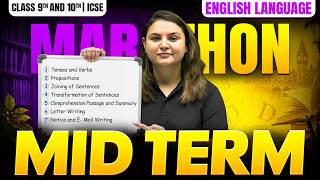 ICSE Class 9 & 10 English Language Mid Term Marathon 2026 | Half Yearly Exam Revision