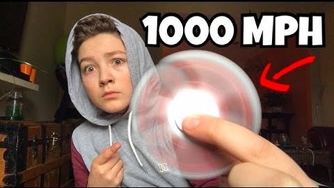 THE WORLDS FASTEST FIDGET SPINNER!