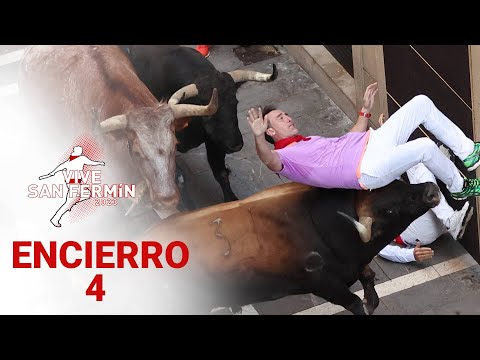 CUARTO ENCIERRO de San Fermín 2023 | Toros de Fuente Ymbro