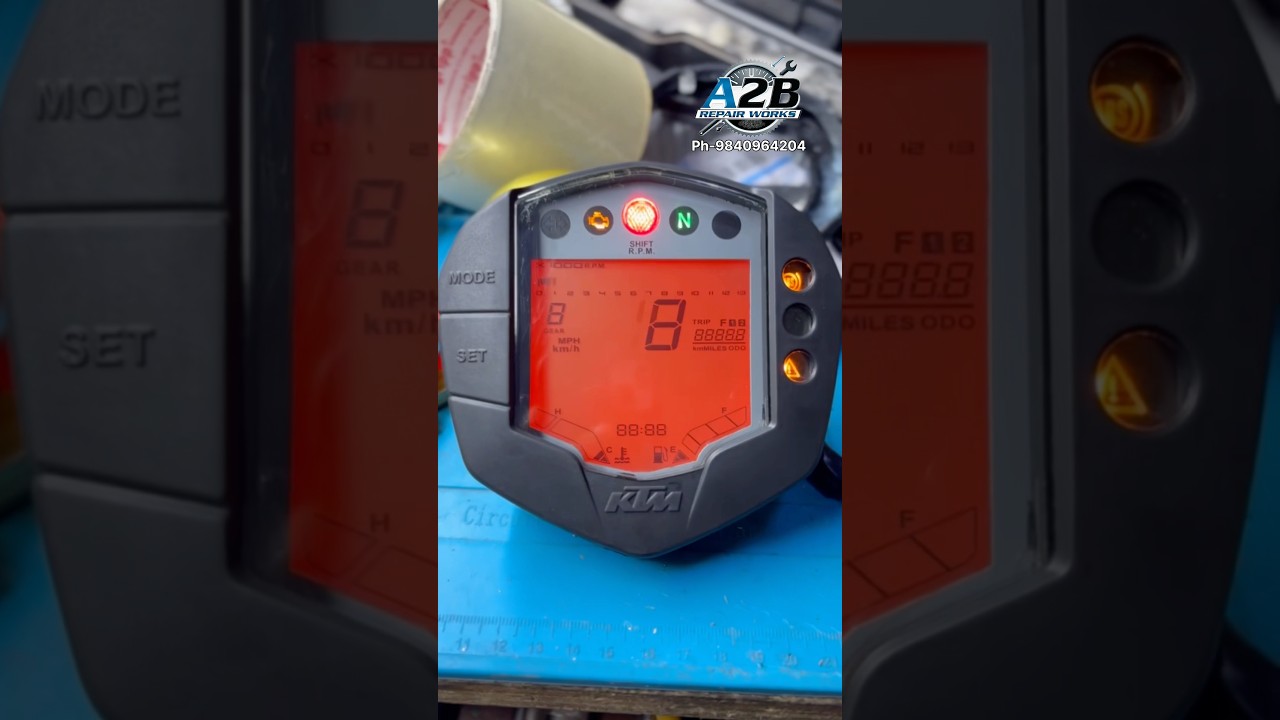 KTM Duke 200 Meter Water Damage 💧 | Motherboard Repaired for Cuddalore Follower 🔧
