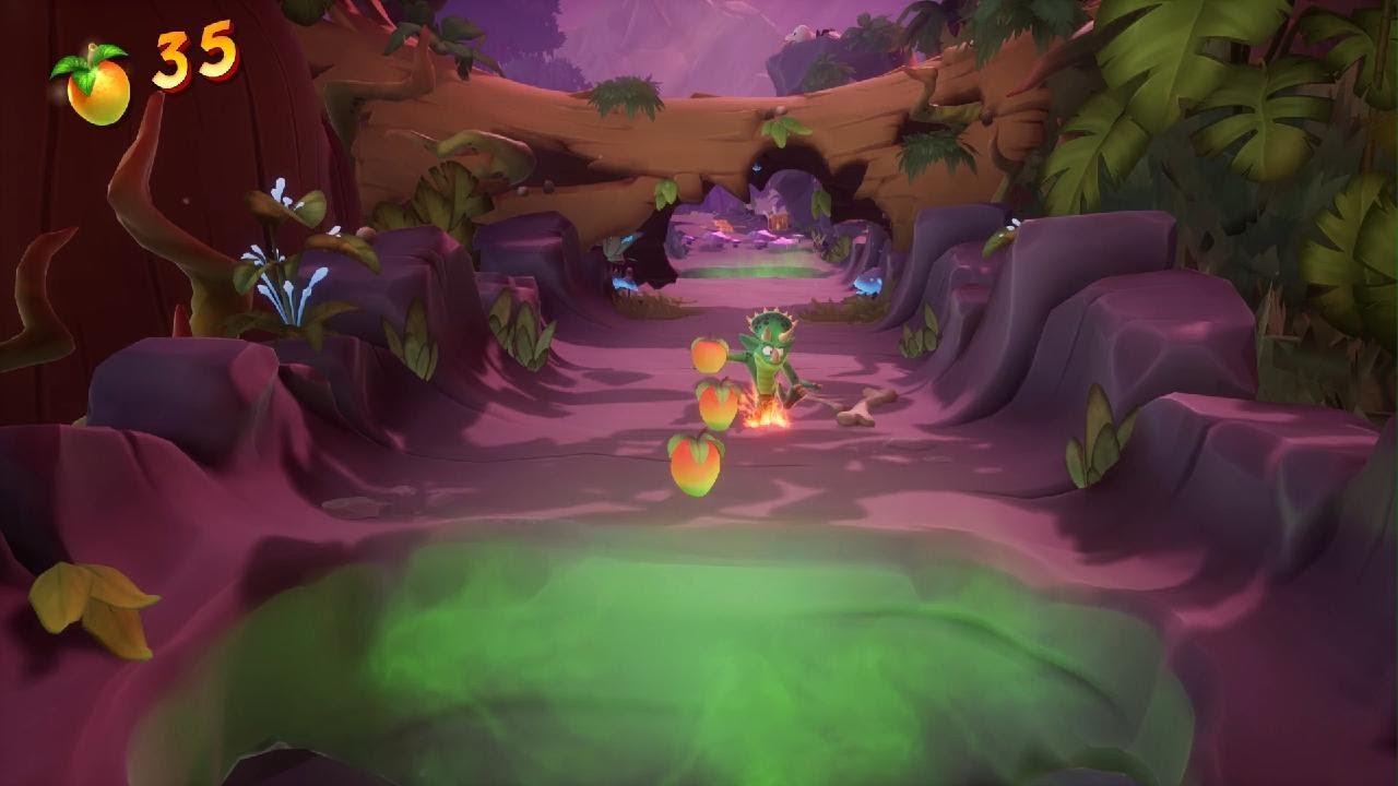 Crash Bandicoot 4 Dino Dash Max 3 Deaths Gem YouTube