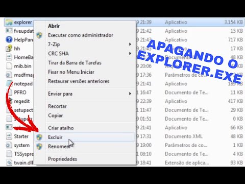 Vídeo: Como Remover O Explorador De Arquivos Do Windows 7