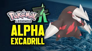 Pokemon Legends Za - How To Get Alpha Excadrill Excadrill Location
