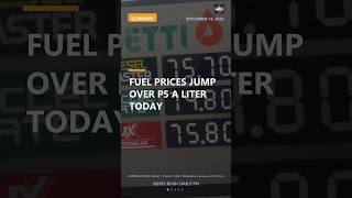 Gas Prices Jump Over P5 a Liter TODAY