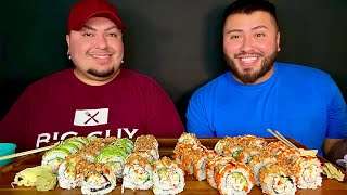 SUSHI MUKBANG w/ @stevensushi by Big Guy Appetite 36,399 views 8 months ago 15 minutes