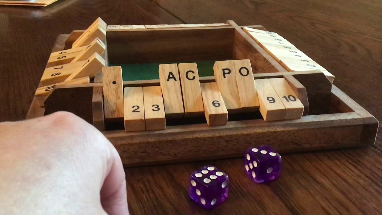 Shut The Box 1-4 Players – Tour de jeux - Divertioz