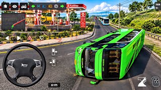 🚨 Euro Coach Bus Got Stuck  | Crazy Mountain Drive & New Bus Mod Update | Bus Simulator Indonesia 🔥 screenshot 5