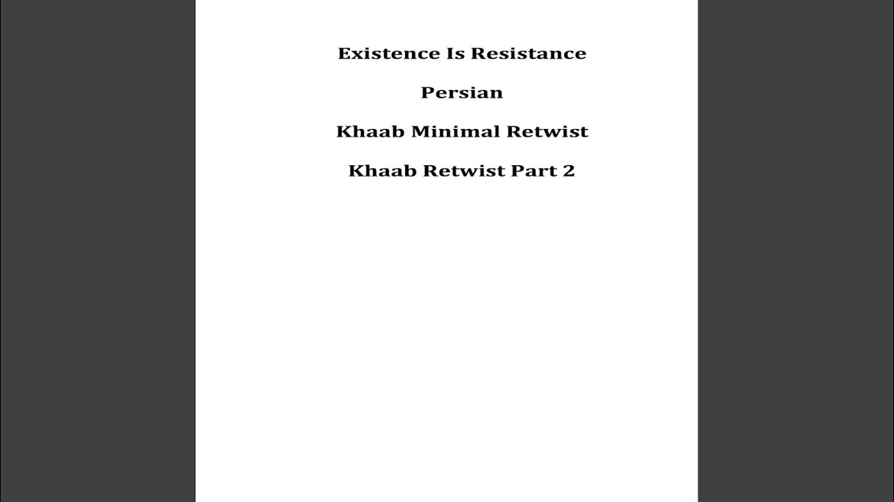 Khaab (Minimal Retwist)