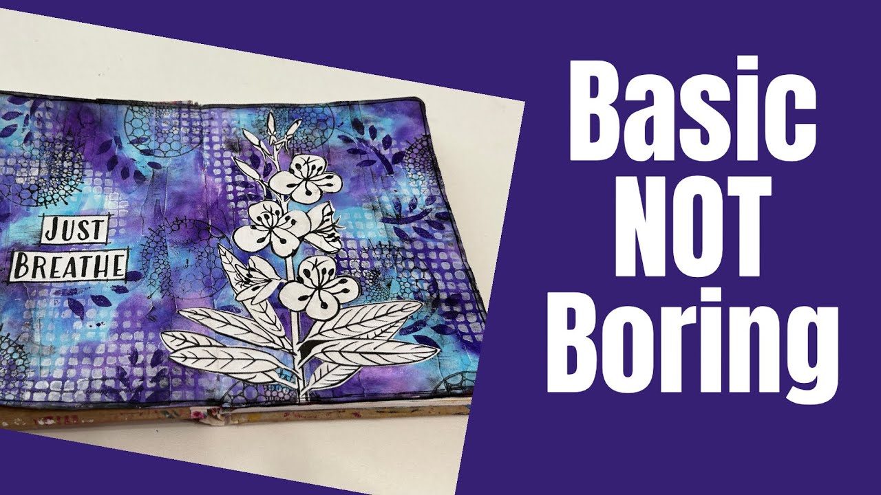 BREAK THE PAGE WITH SCRAPS ! Mixed Media Art Journal Tutorial # ...
