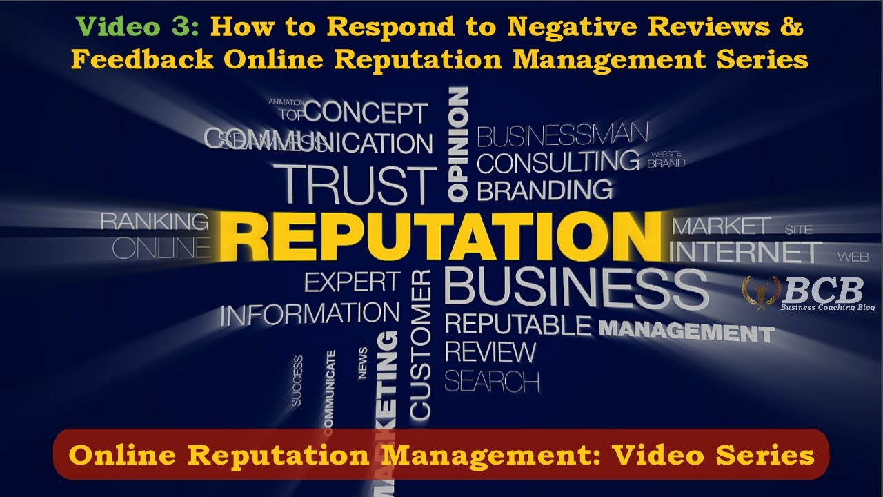 How to Respond to Negative Reviews and Feedback Online Reputation ...