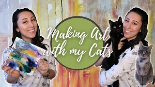 Making Art with my Cats by Coral Aubrey 136 views 3 years ago 10 minutes, 45 seconds