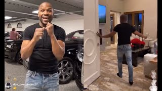 Floyd Mayweather Shows How Ridiculously Rich He Is Gives Tour Of GTA Car Garage And Mansion