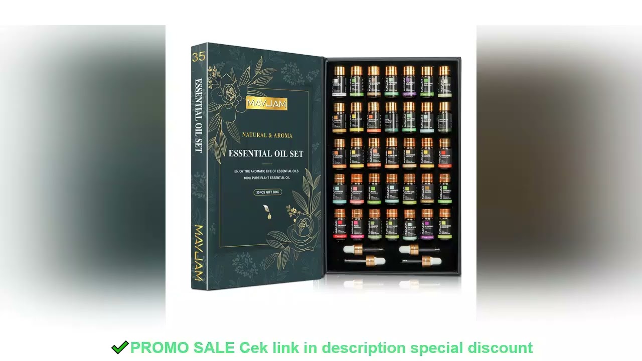 MAYJAM 35pcs/set Essential Oils For Humidifier Diffuser Burner Scented Candle Soaps Air Freshener Fa