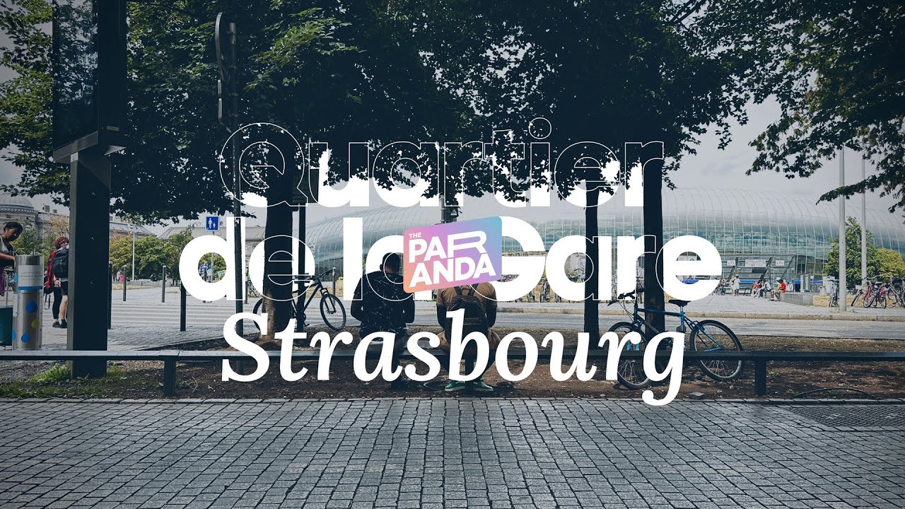 4K - Strasbourg, France 🇫🇷 - Walking from central station to Gallia station