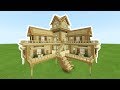 Minecraft Tutorial: How To Make A 2 Player Ultimate Wooden Survival House 2019