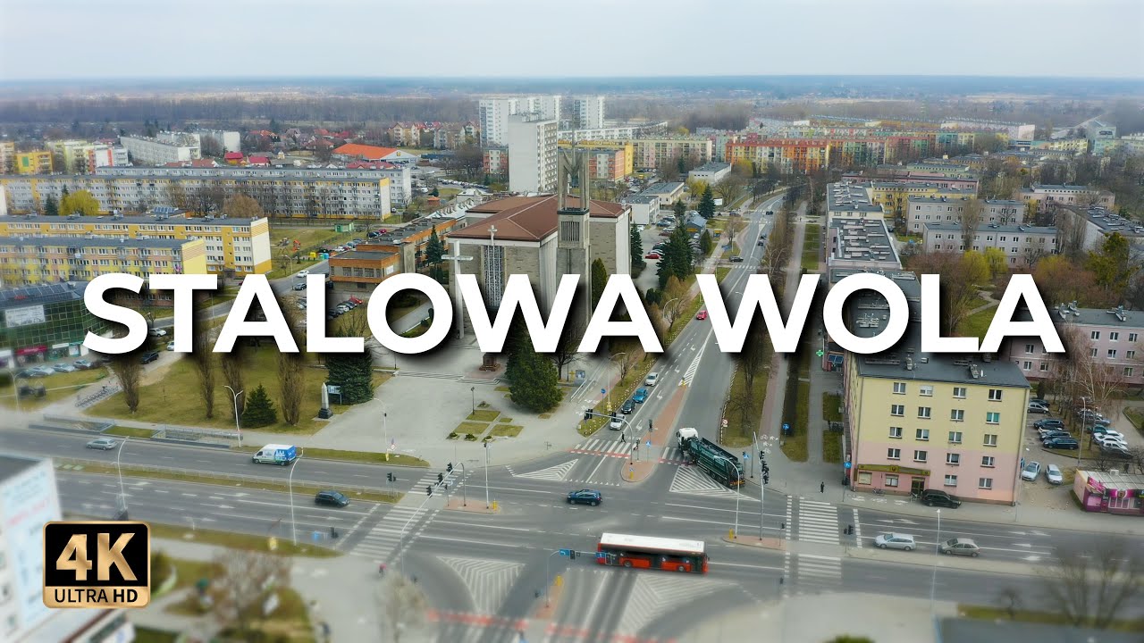 Stalowa Wola z drona | 2022 | Stalowa Wola z lotu ptaka | LECE W MIASTO™ [4k]