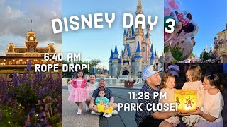 ☀️ 17 Hour 🌚 Rope Drop to Fire Works Magic Kingdom Day