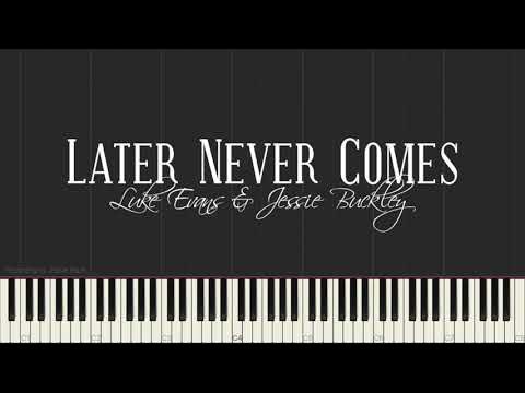 Later Never Comes - Luke Evans & Jessie Buckley (from Scrooge) Piano Tutorial