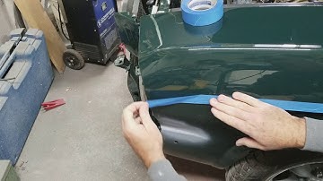 Tape folding technique to hide hard Edge